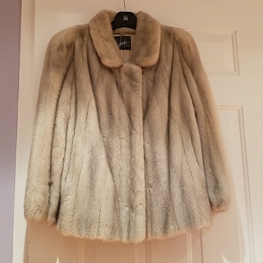 Sold-Silver Grey Mink Jacket